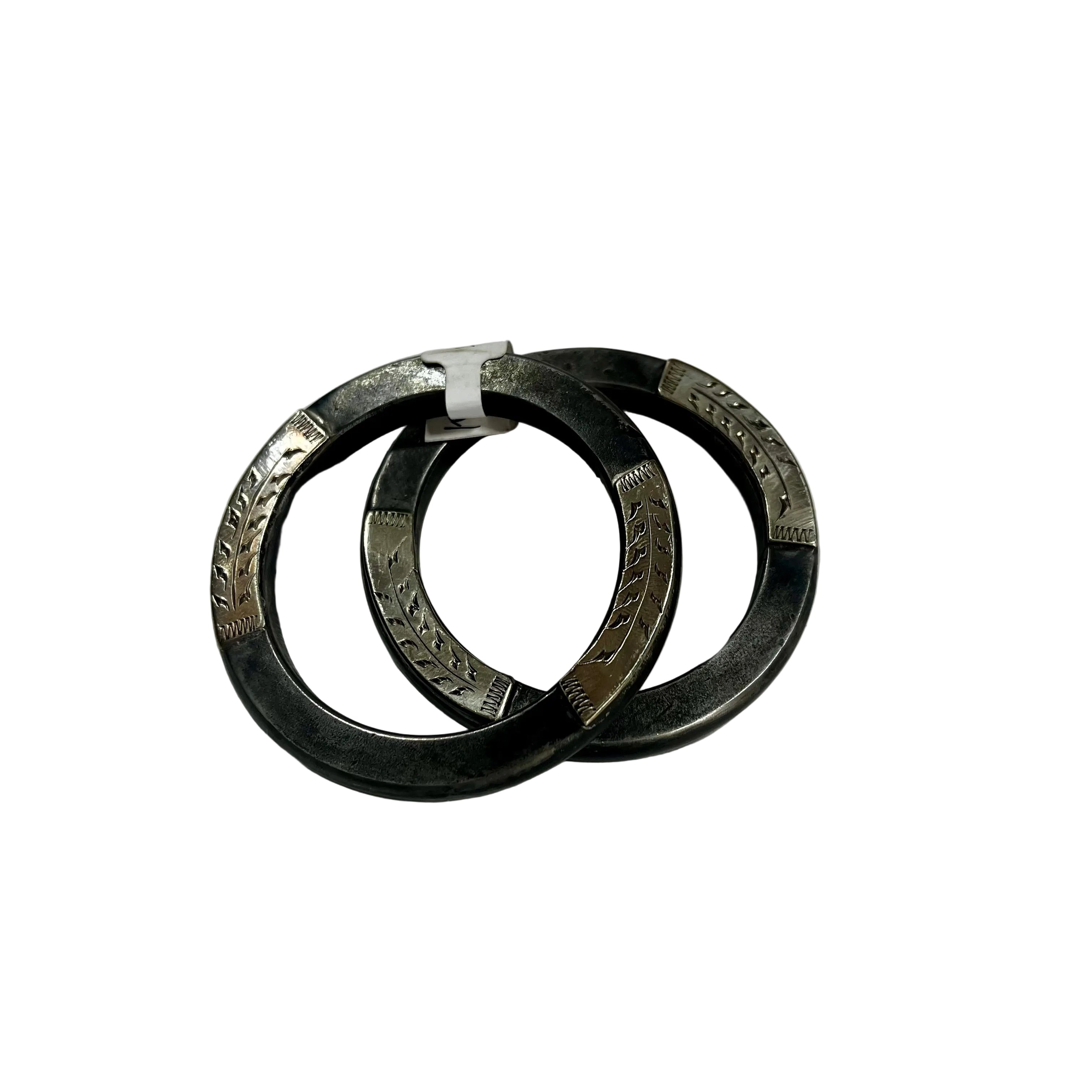 K. Collier chap ring  (silver wheat)