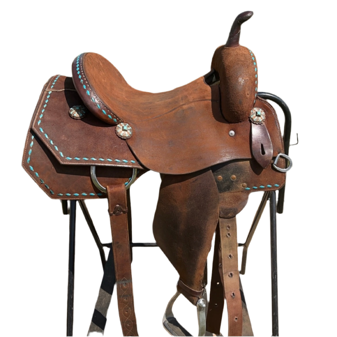 14” Roohide barrel saddle