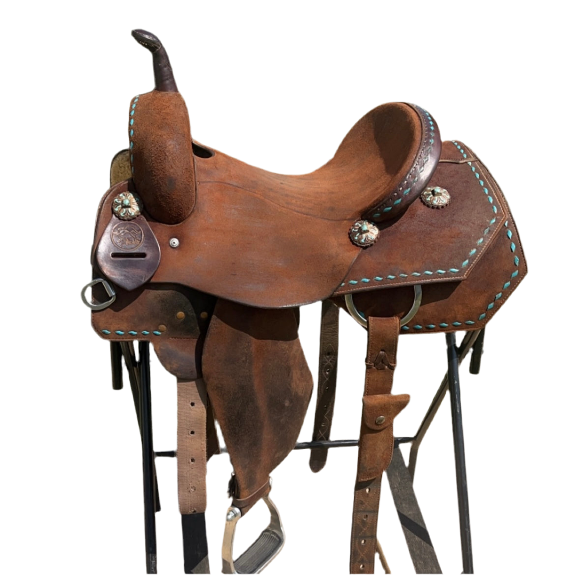 14” Roohide barrel saddle