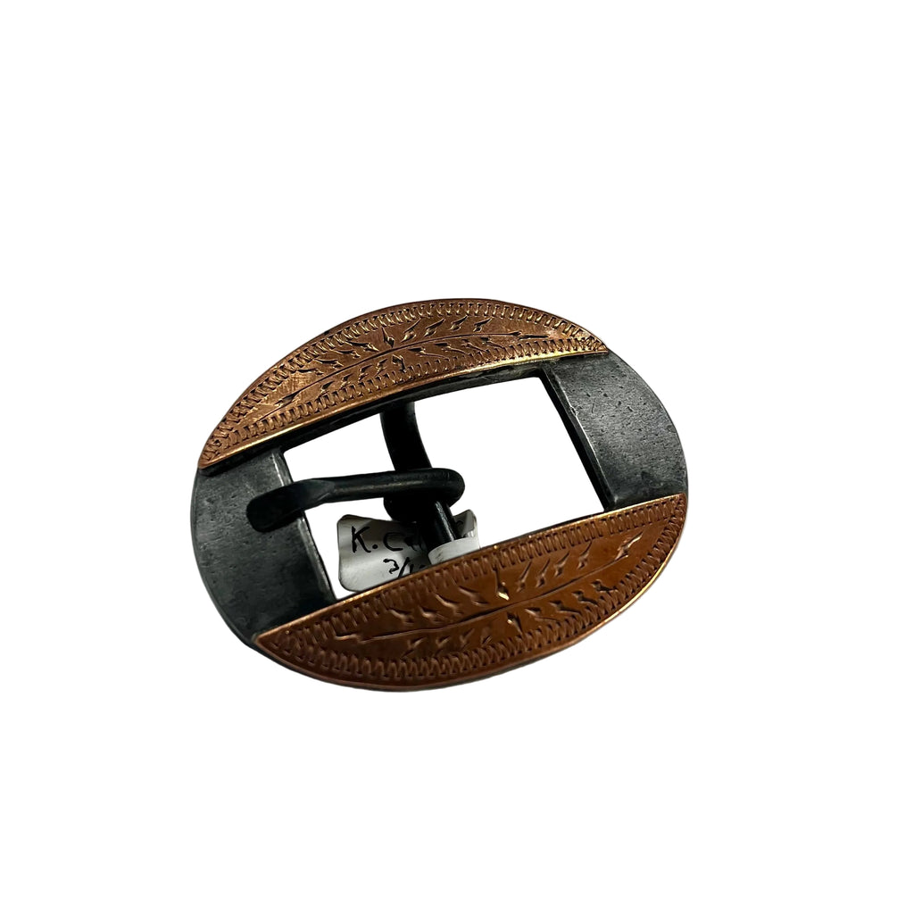 K. Collier 3/4” cart buckle (copper wheat)
