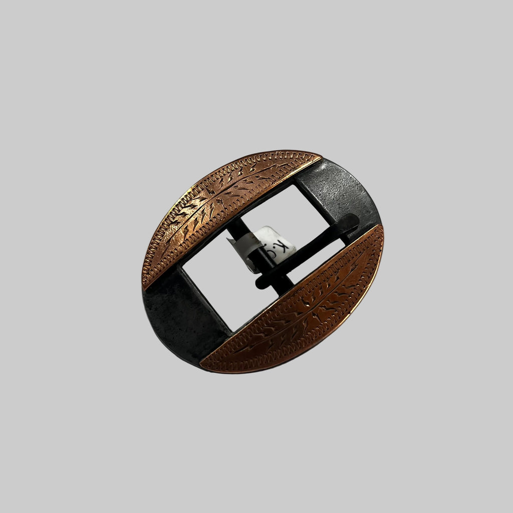 K. Collier 3/4” cart buckle (copper wheat)