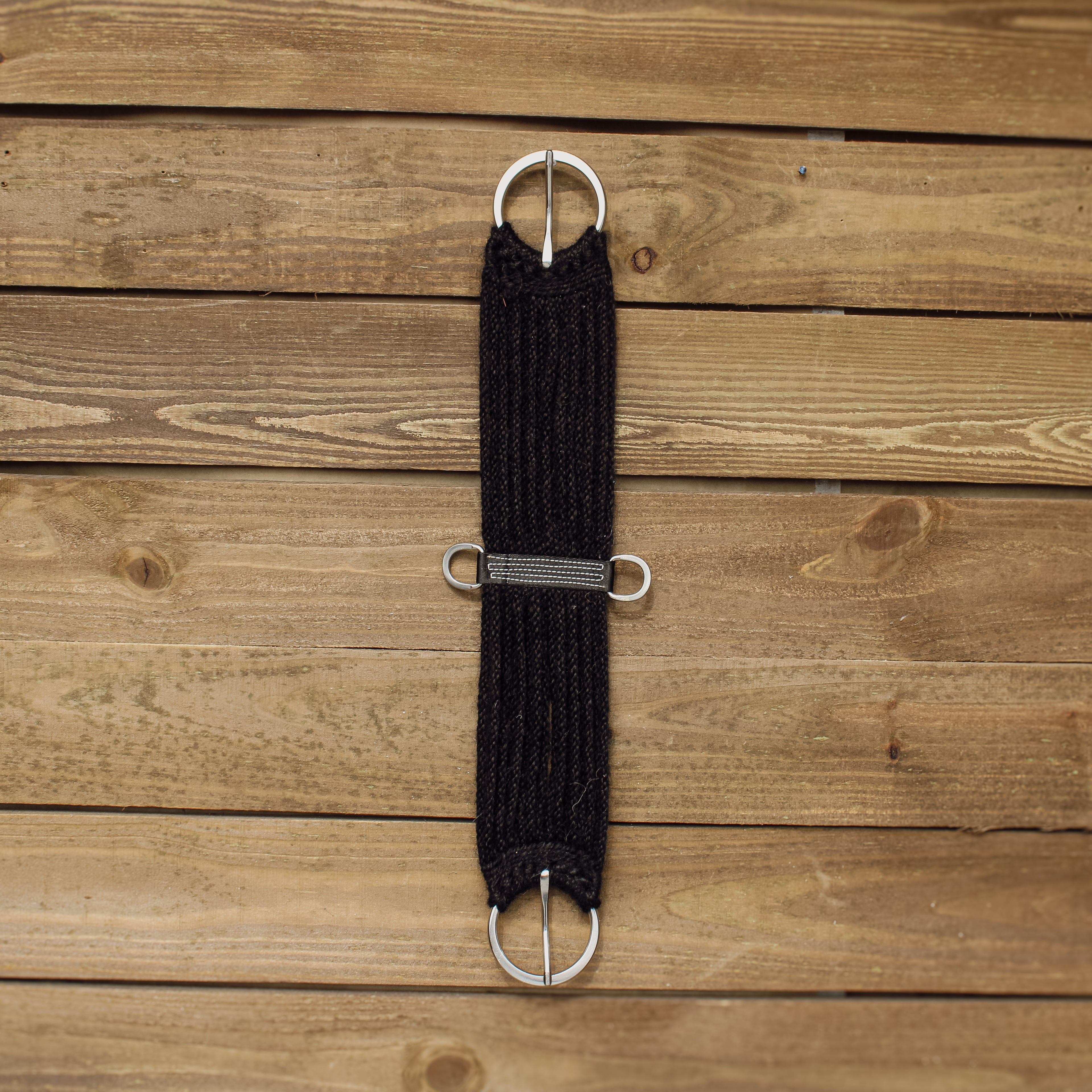 Black Mohair Straight Cinch
