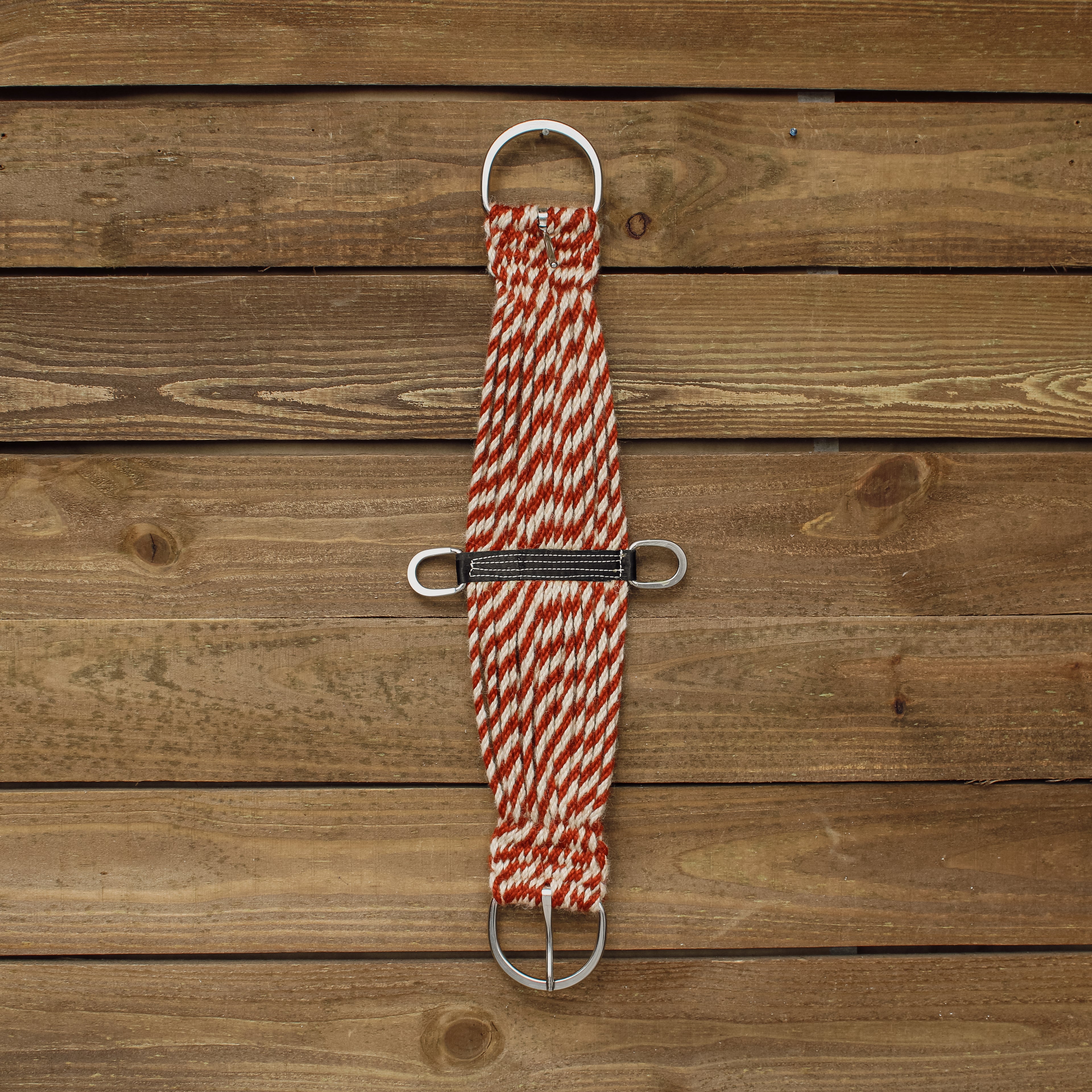 Candy-striped Mohair Straight Cinch
